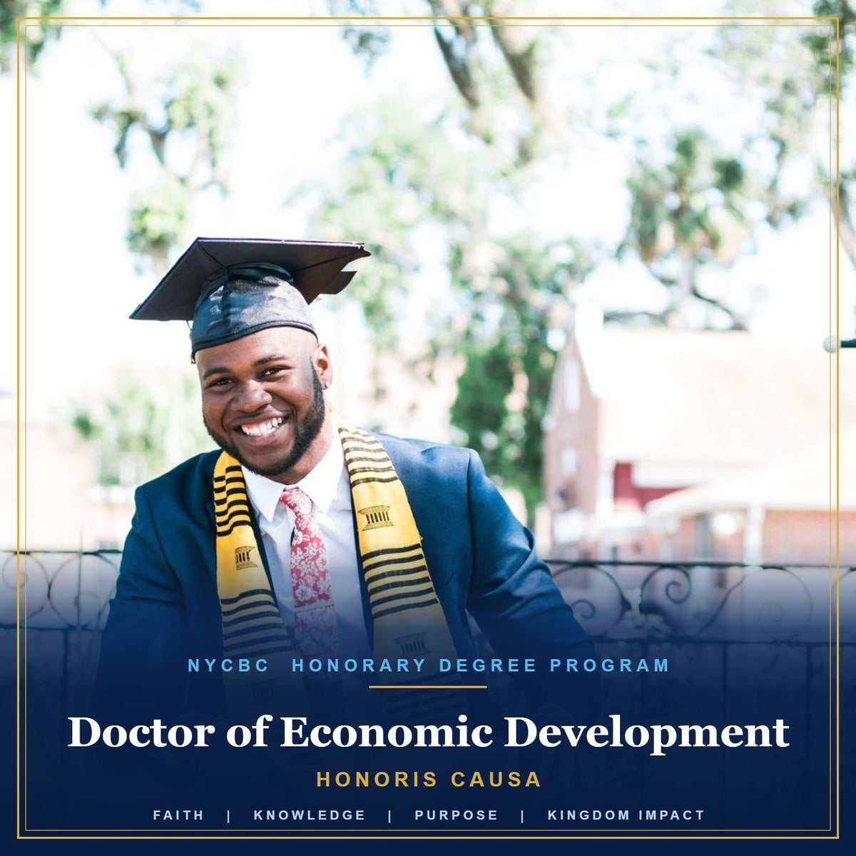HONORARY DOCTOR OF ECONOMIC DEVELOPMENT