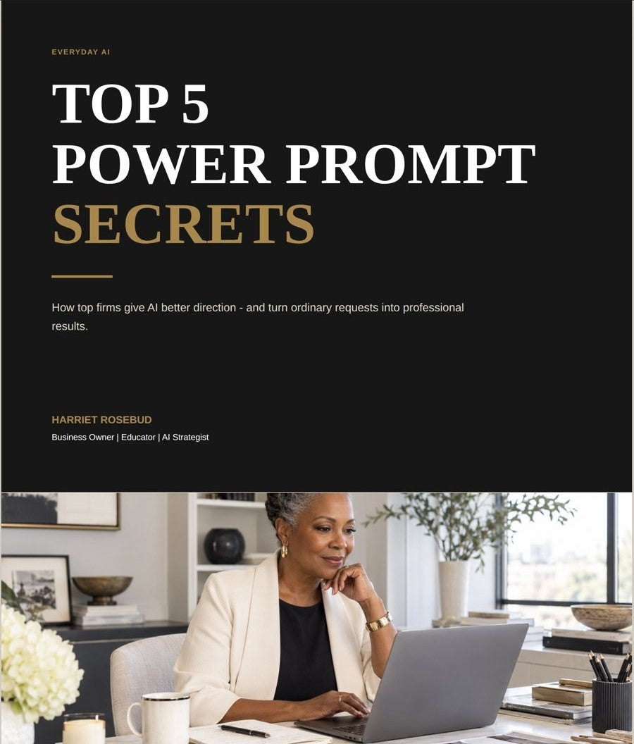 Top 5 Power Prompt Secrets e-book cover