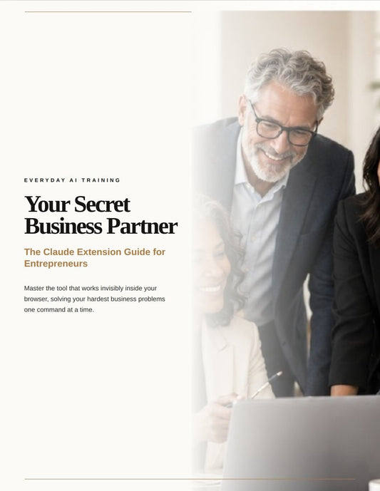 Your Secret Business Partner: The Claude Extension Guide for Entrepreneurs e-book cover